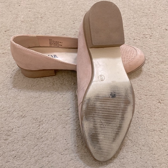 JustFab dusty pink shade loafer. - Picture 3 of 4
